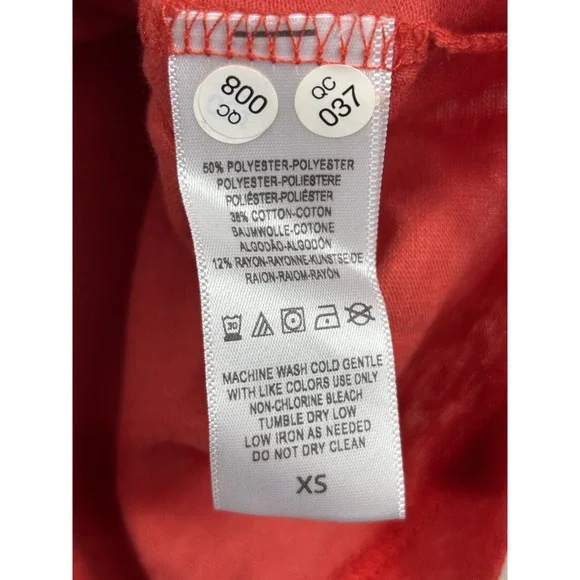 Free People Movement Melrose Star Tee Red White Graphic NWT Womens XS - Picture 7 of 9